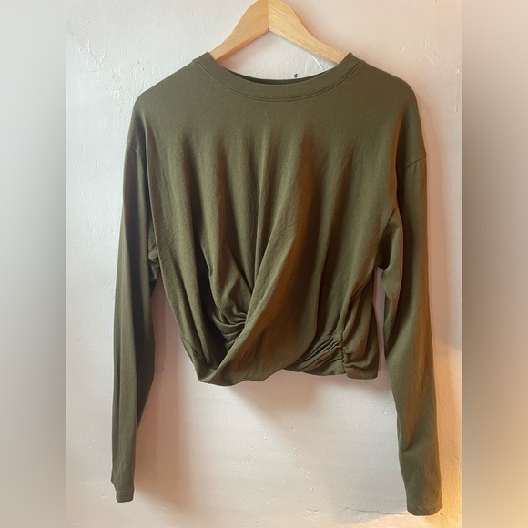 Frame Women's Wrap Around Long Sleeve size L - Picture 2 of 7